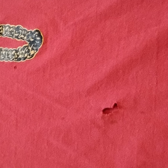 Vintage Custom R2J Run The Jewels red shirt Hip Hop Killer Mike EL-P Distressed - Picture 3 of 5